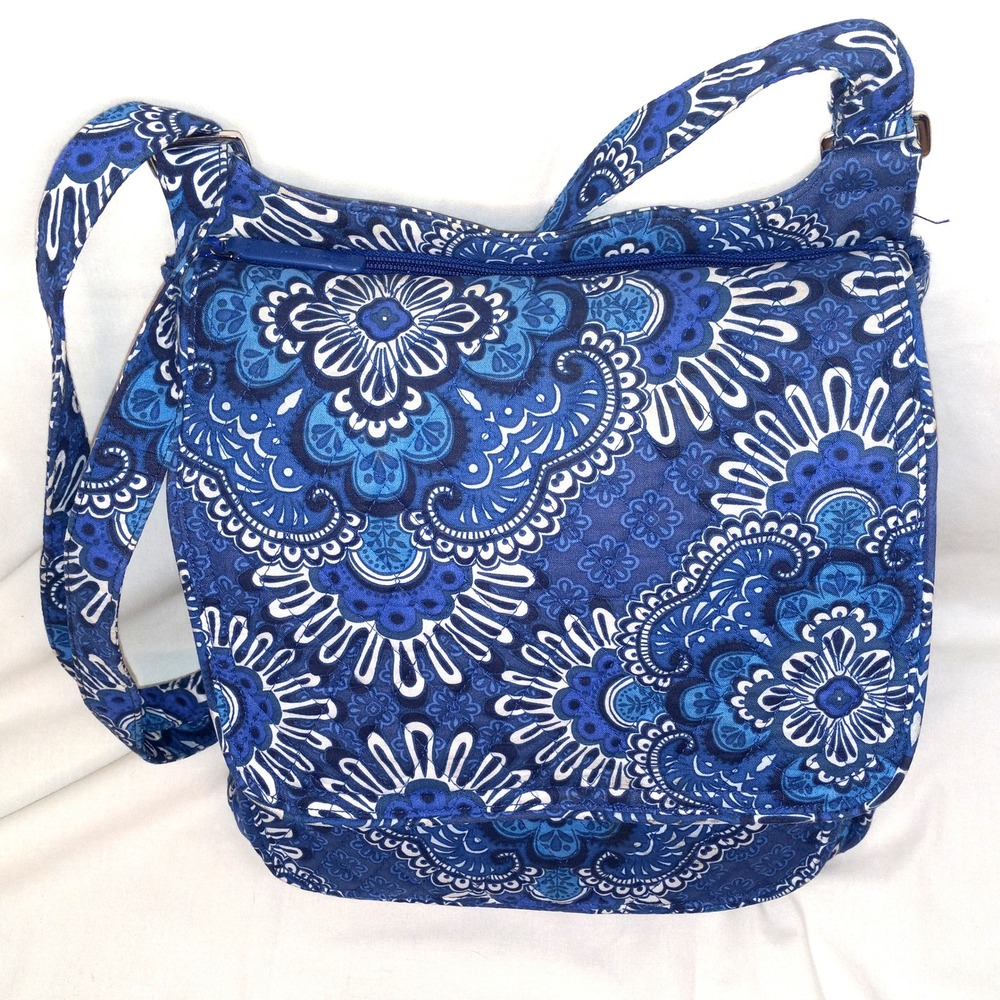 Vera Bradley Crossbody Bag Floral Print Lightweight Travel Purse